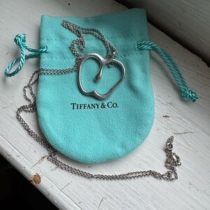Tiffany & Co. Elsa Peretti Large Apple Necklace 925 Sterling